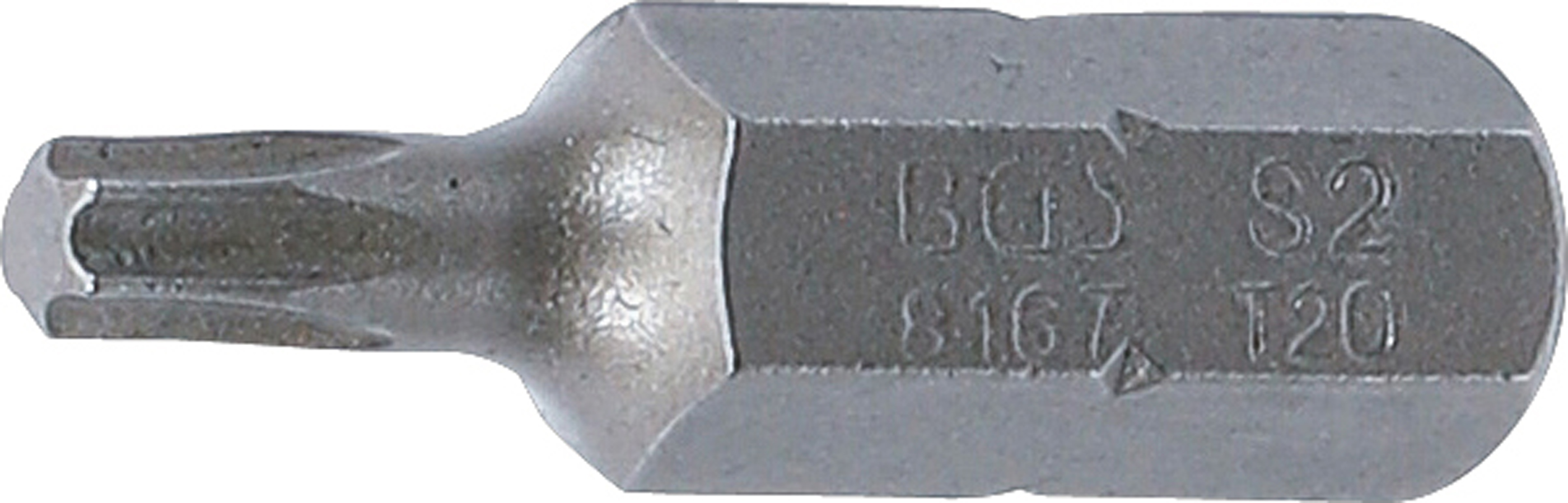 BGS Bit | Länge 30 mm | Antrieb Außensechskant 8 mm (5/16") | T-Profil (für Torx) T20