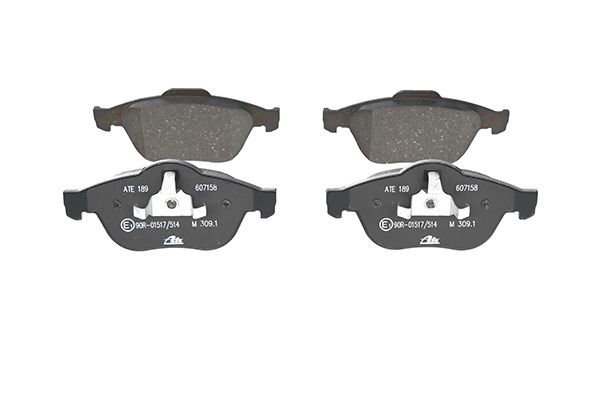 Bremsbelagsatz, Scheibenbremse