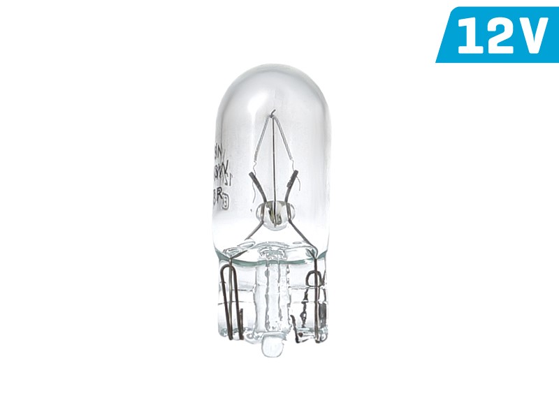 Vision Glassockel Autolampe 12V 5W W5W W2,1x9,5d 10er Pack