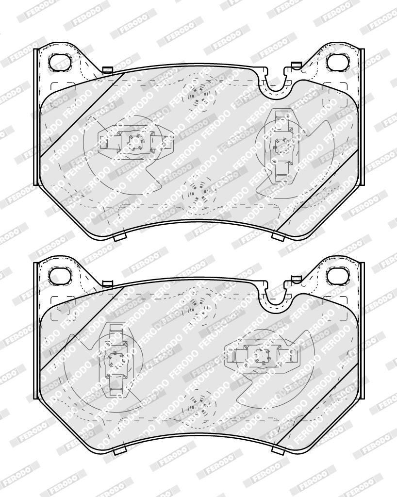 Bremsbelagsatz, Scheibenbremse