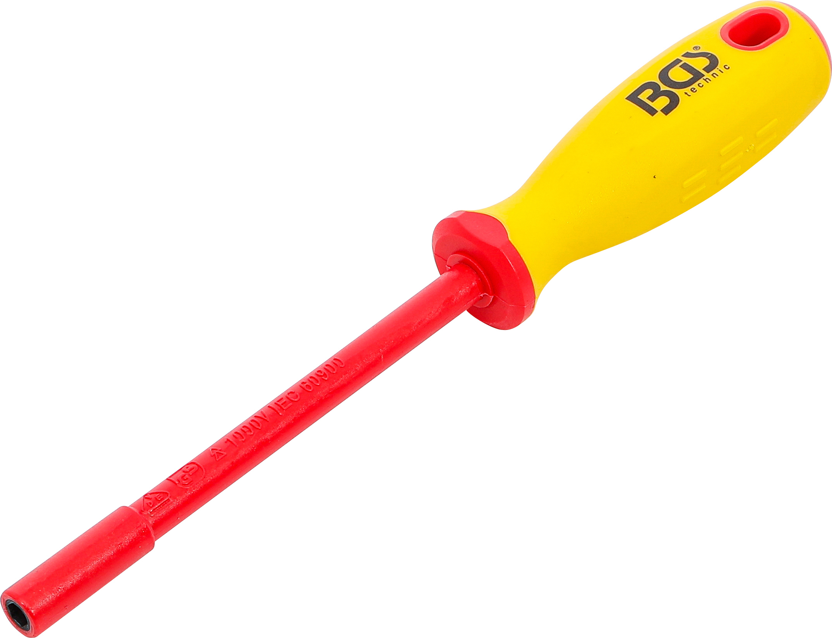 BGS VDE-Steckschlüssel-Schraubendreher | Sechskant | SW 5 mm | Klingenlänge 125 mm