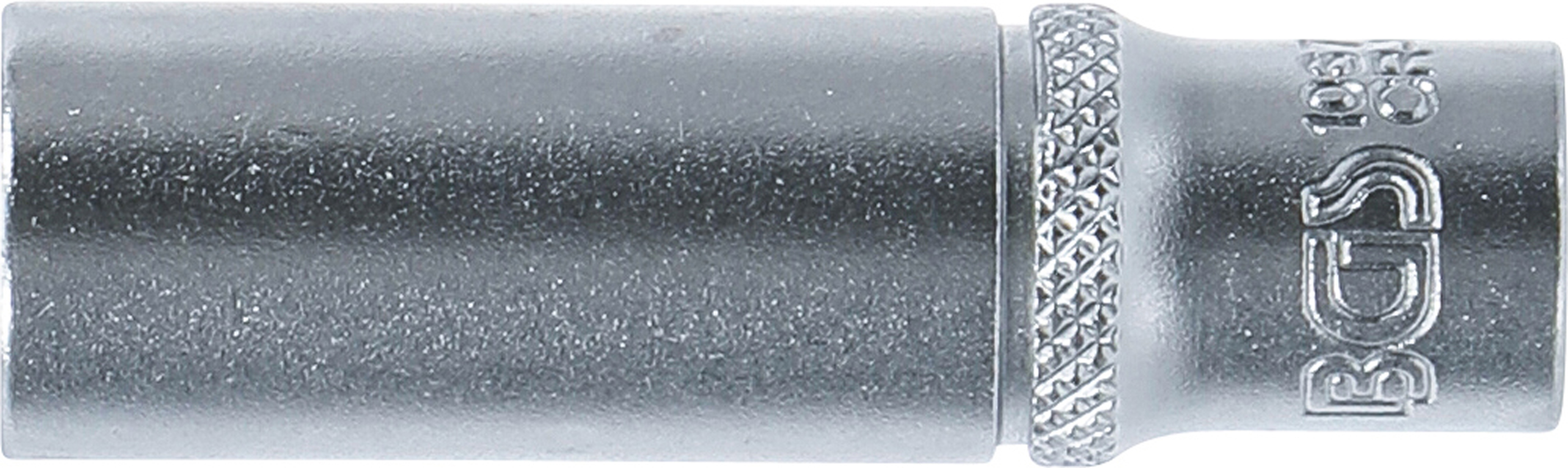BGS Steckschlüssel-Einsatz Sechskant, tief | Antrieb Innenvierkant 6,3 mm (1/4") | SW 3/8"