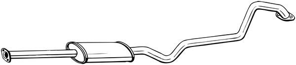 Mittelschalldämpfer