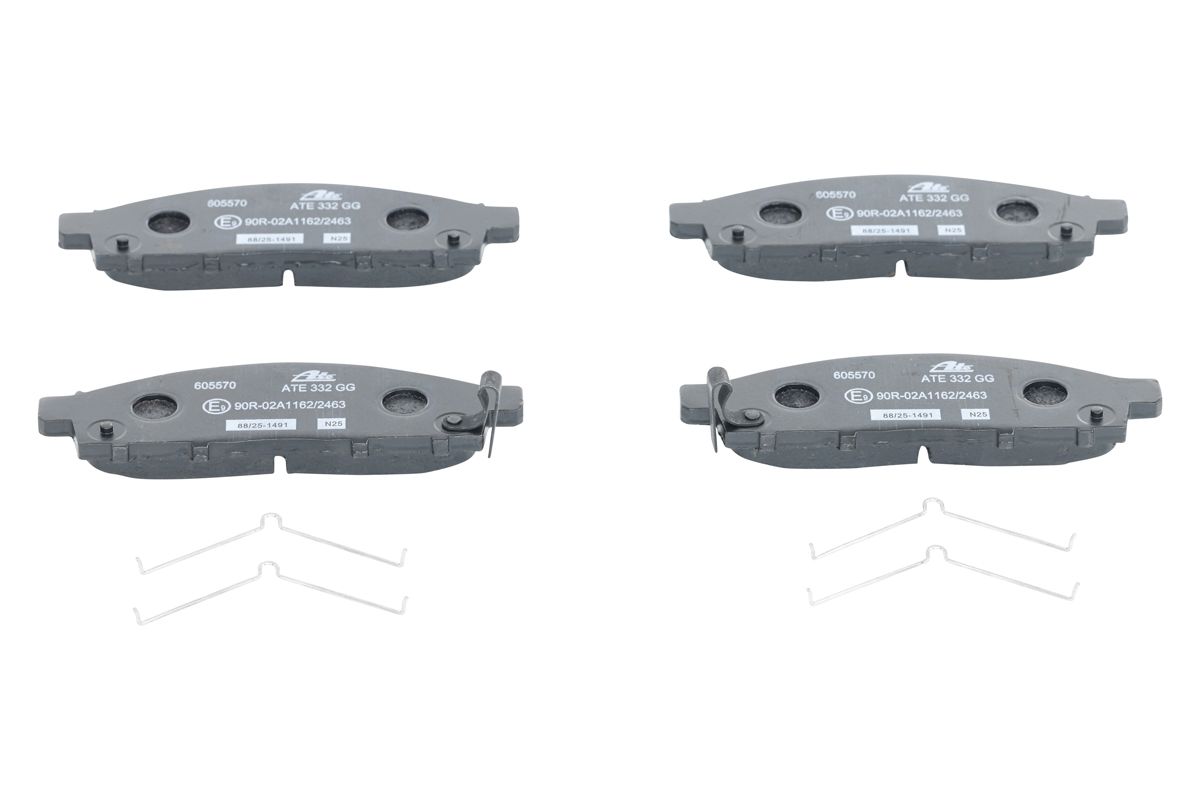 Bremsbelagsatz, Scheibenbremse