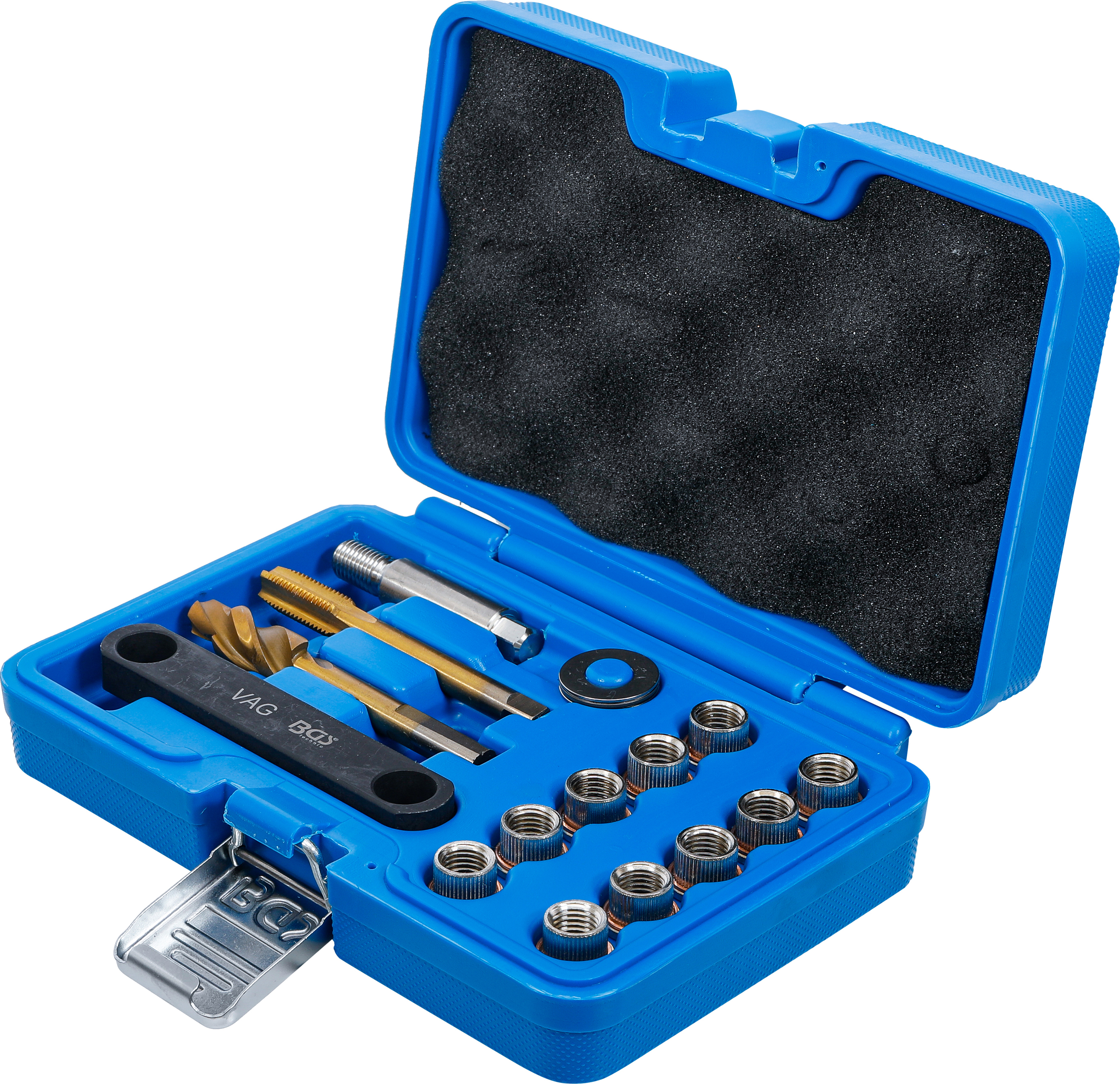 BGS Reparatur-Satz für Bremsgewinde | für VAG | M12 x 1,5 | 15-tlg.