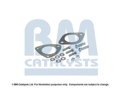 Montagesatz, Abgasrohr