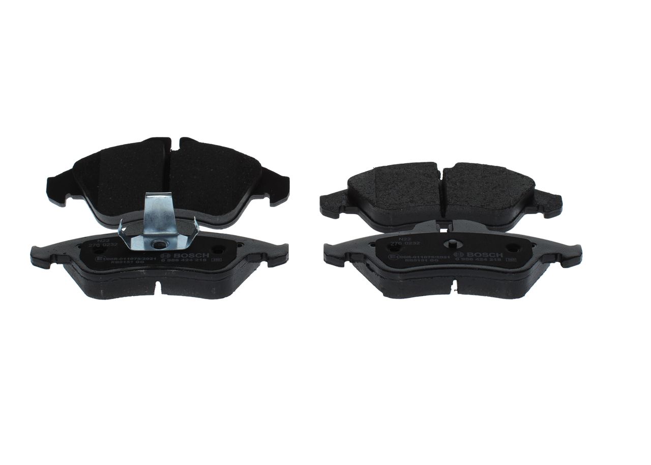 Bremsbelagsatz, Scheibenbremse