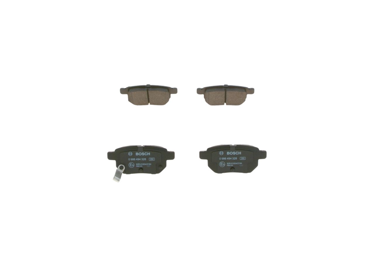 Bremsbelagsatz, Scheibenbremse