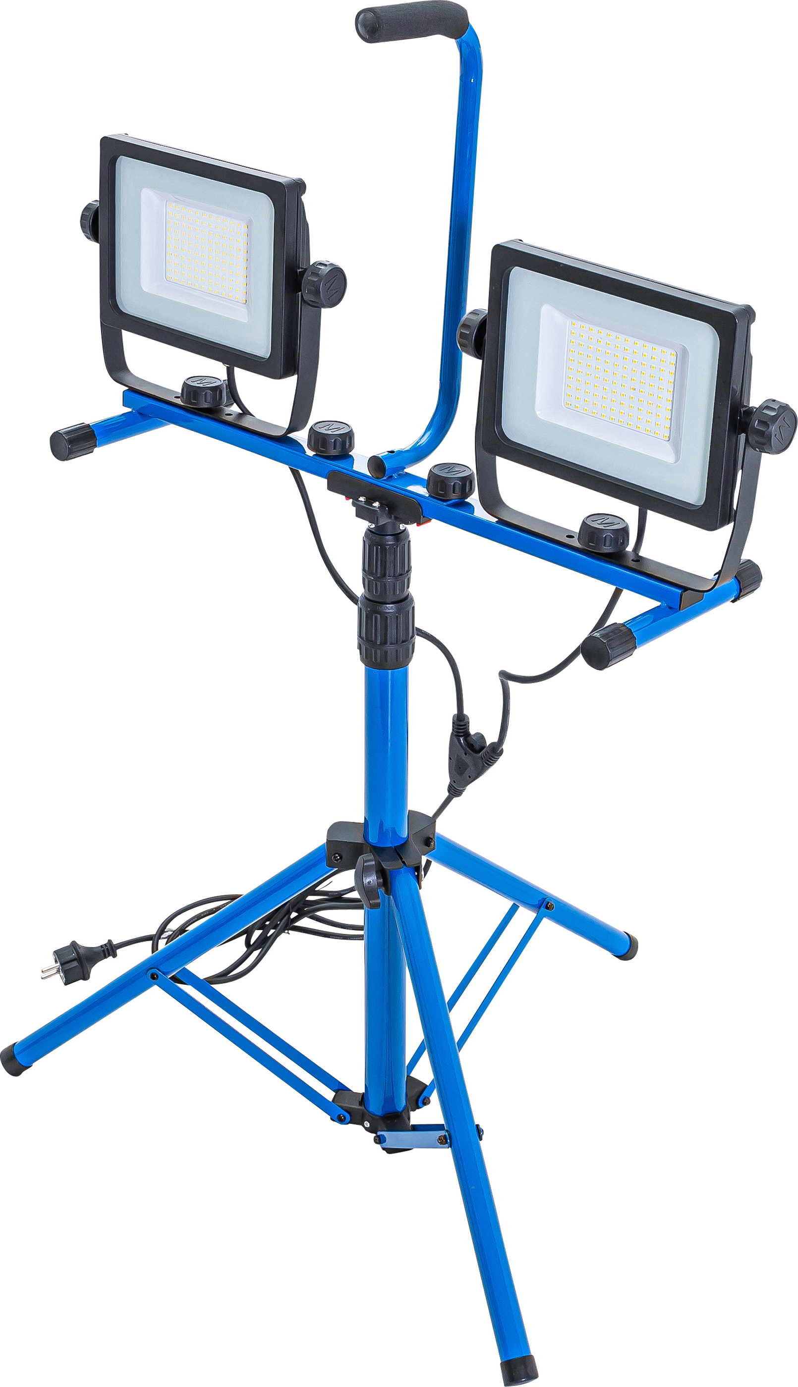 BGS Duo-SMD-LED-Arbeits-Strahler | mit Stativ | 2 x 70 W