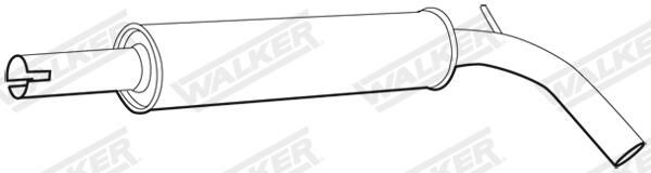 Mittelschalldämpfer