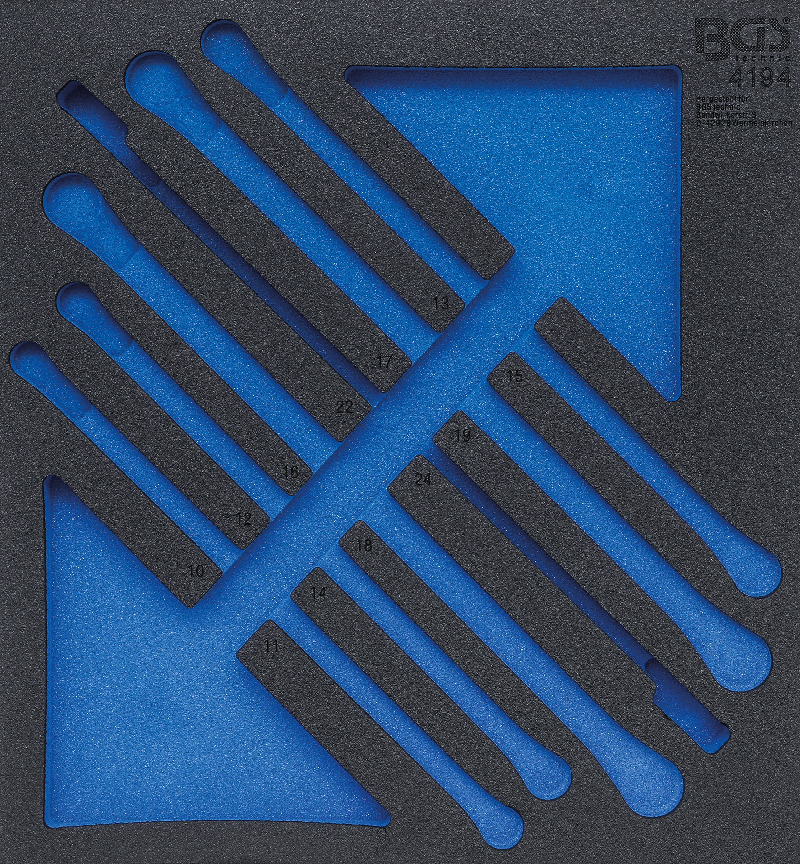 BGS Werkstattwageneinlage 2/3 | leer | für Art. 4194