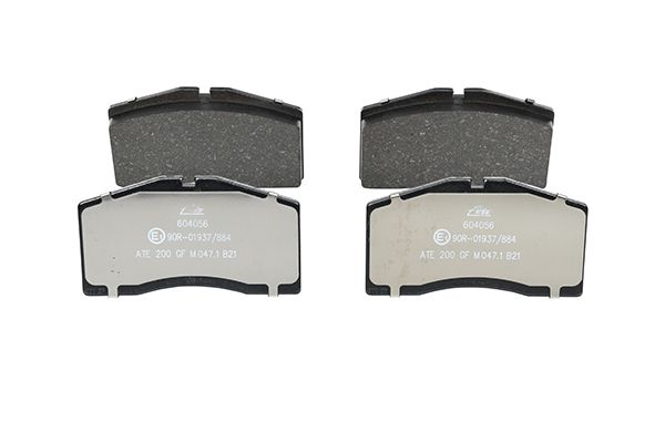 Bremsbelagsatz, Scheibenbremse