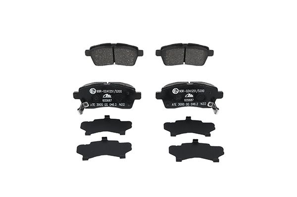 Bremsbelagsatz, Scheibenbremse