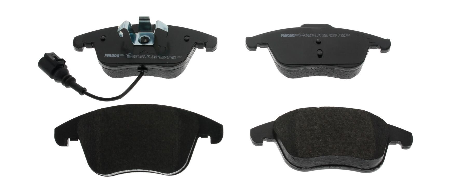 Bremsbelagsatz, Scheibenbremse