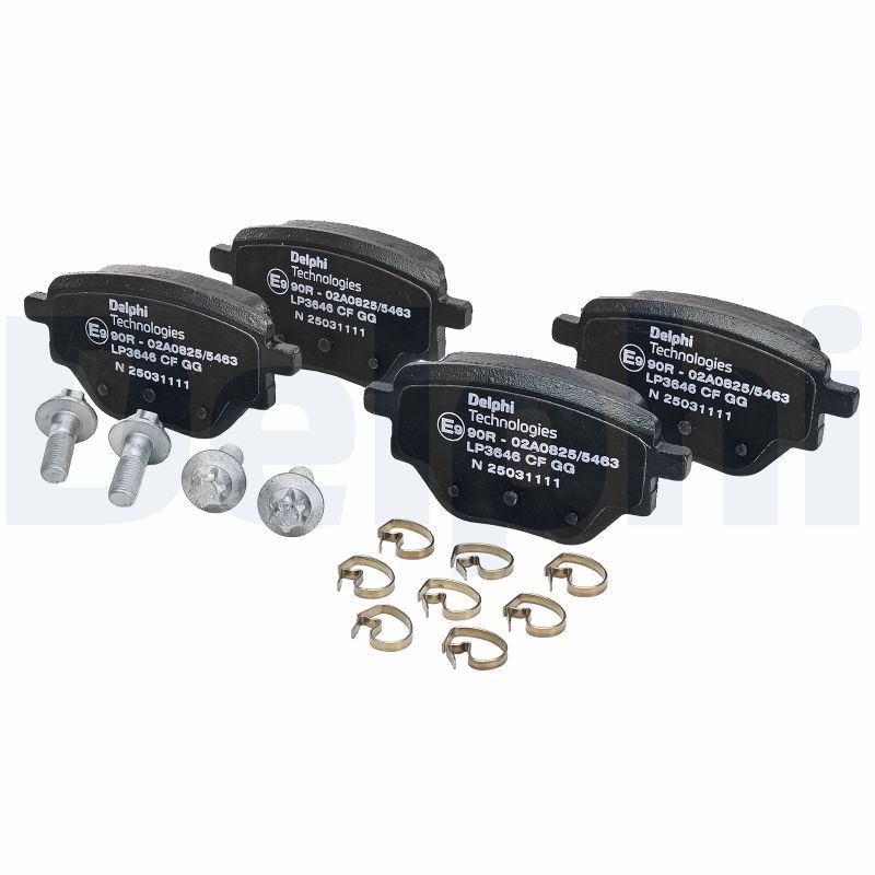 Bremsbelagsatz, Scheibenbremse