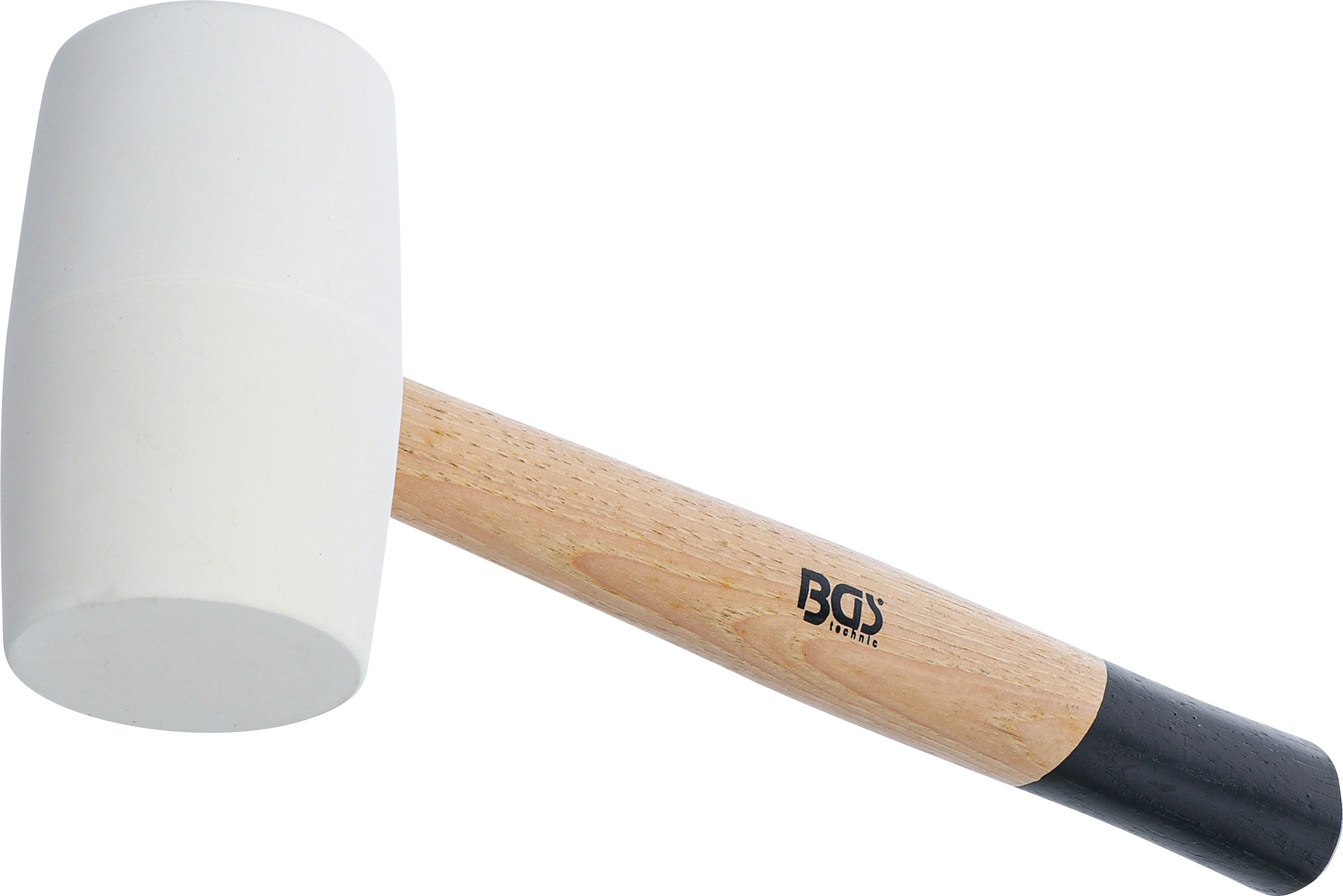 BGS Gummihammer | Hickory-Stiel | weißer Kopf | Ø 64 mm | 750 g