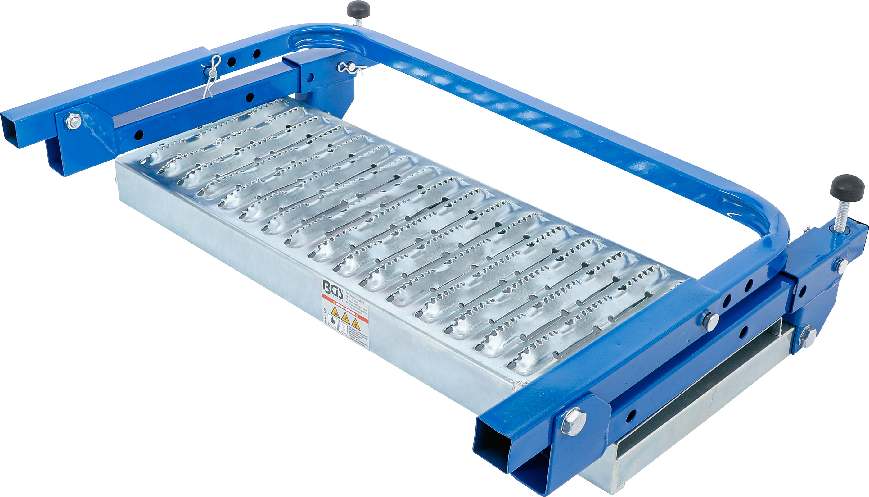 BGS Reifen-Klapptritt | einstellbar | für Kleintransporter und 4x4 Fahrzeuge