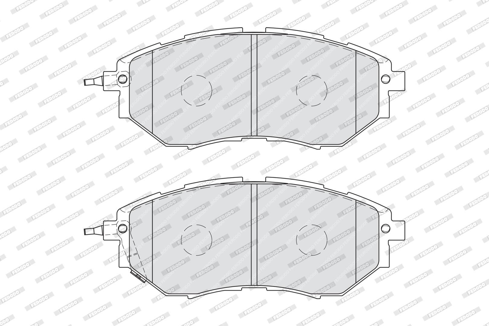Bremsbelagsatz, Scheibenbremse