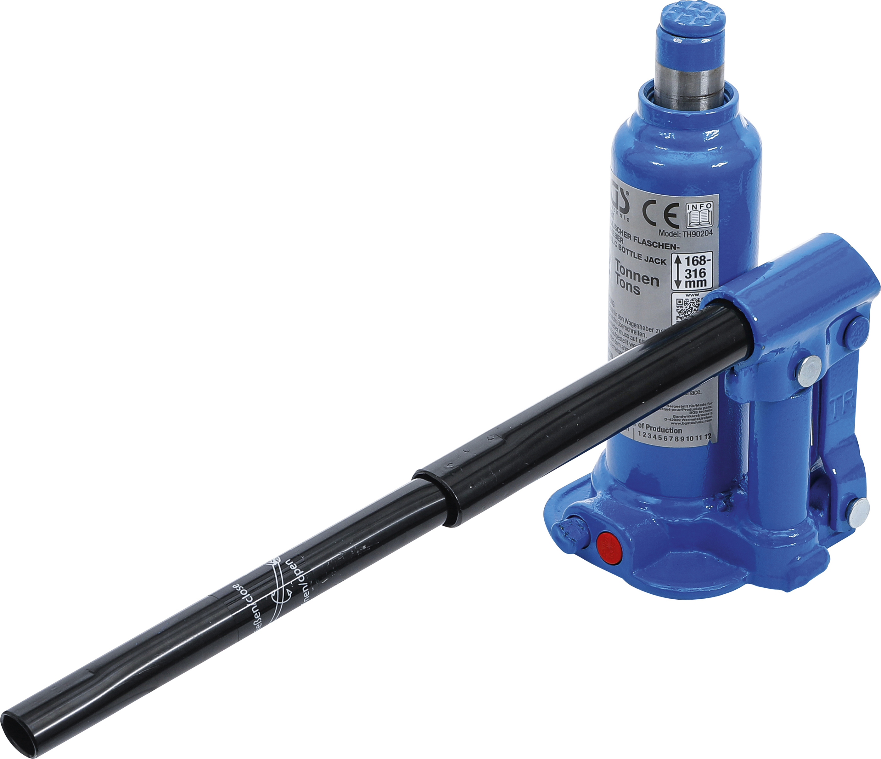 BGS Hydraulischer Flaschen-Wagenheber | 2 t