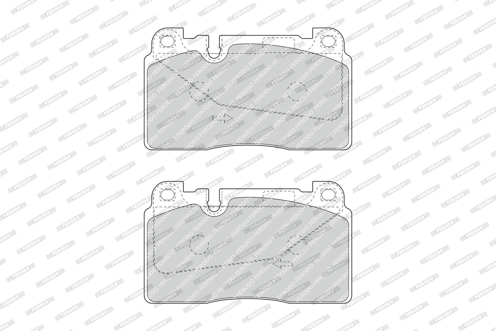 Bremsbelagsatz, Scheibenbremse