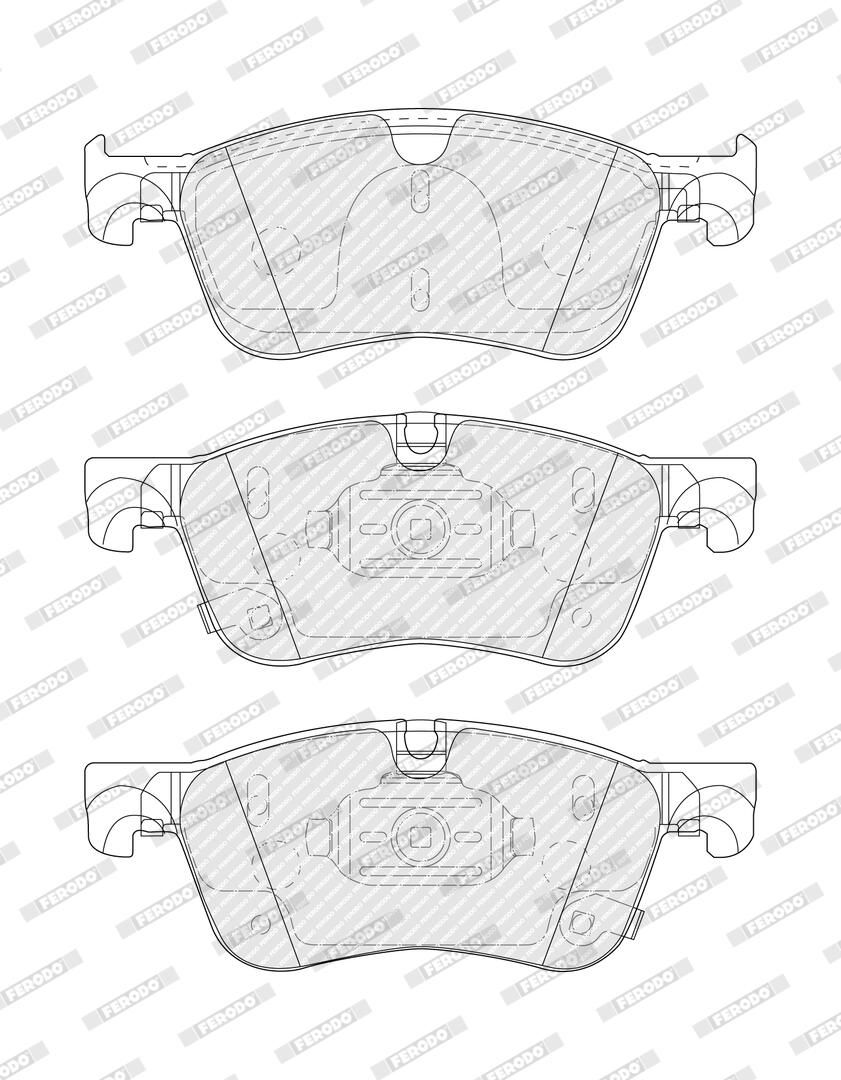 Bremsbelagsatz, Scheibenbremse