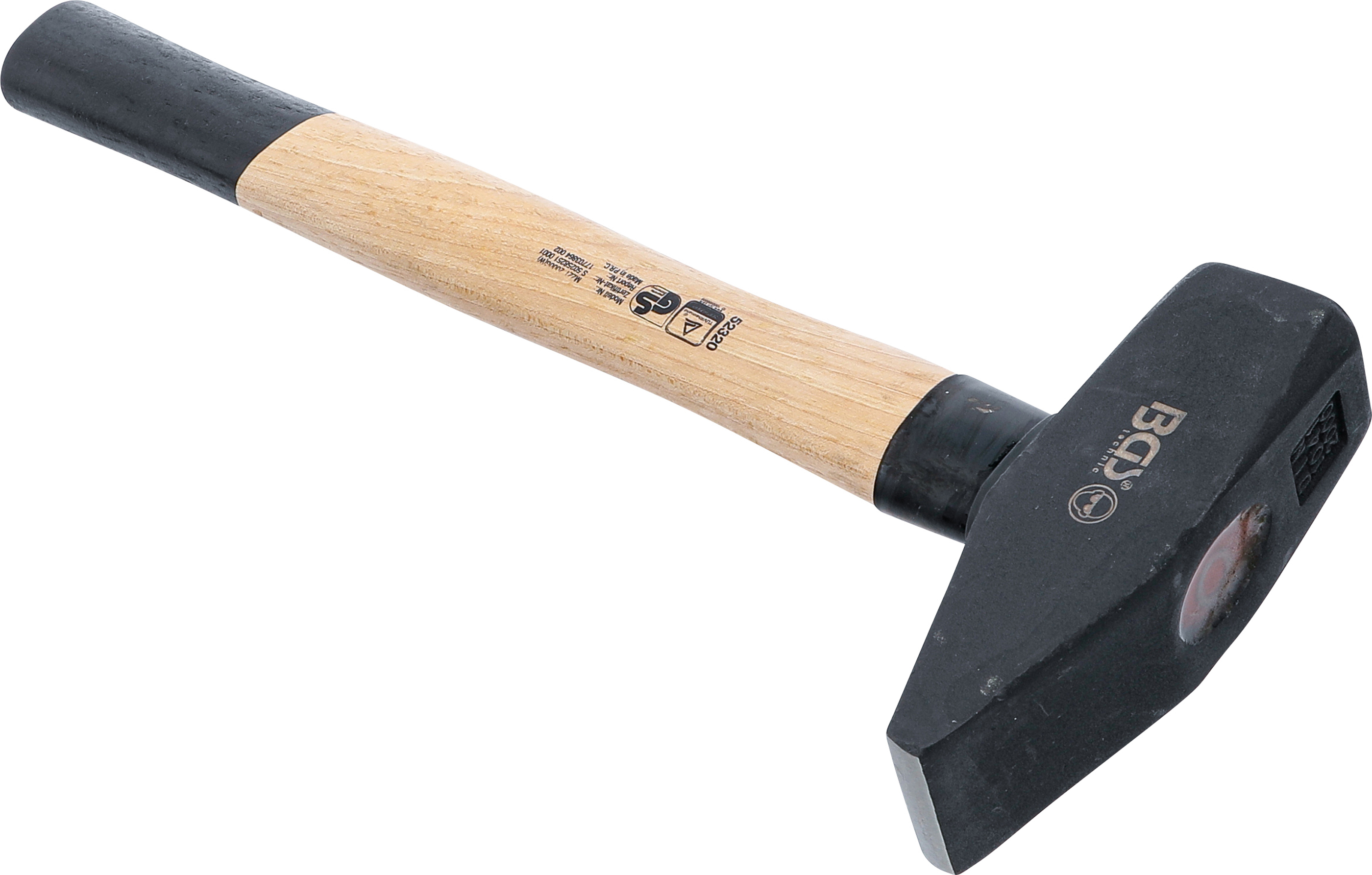 BGS Schlosserhammer | Hickory-Stiel | DIN 1041 | 2000 g