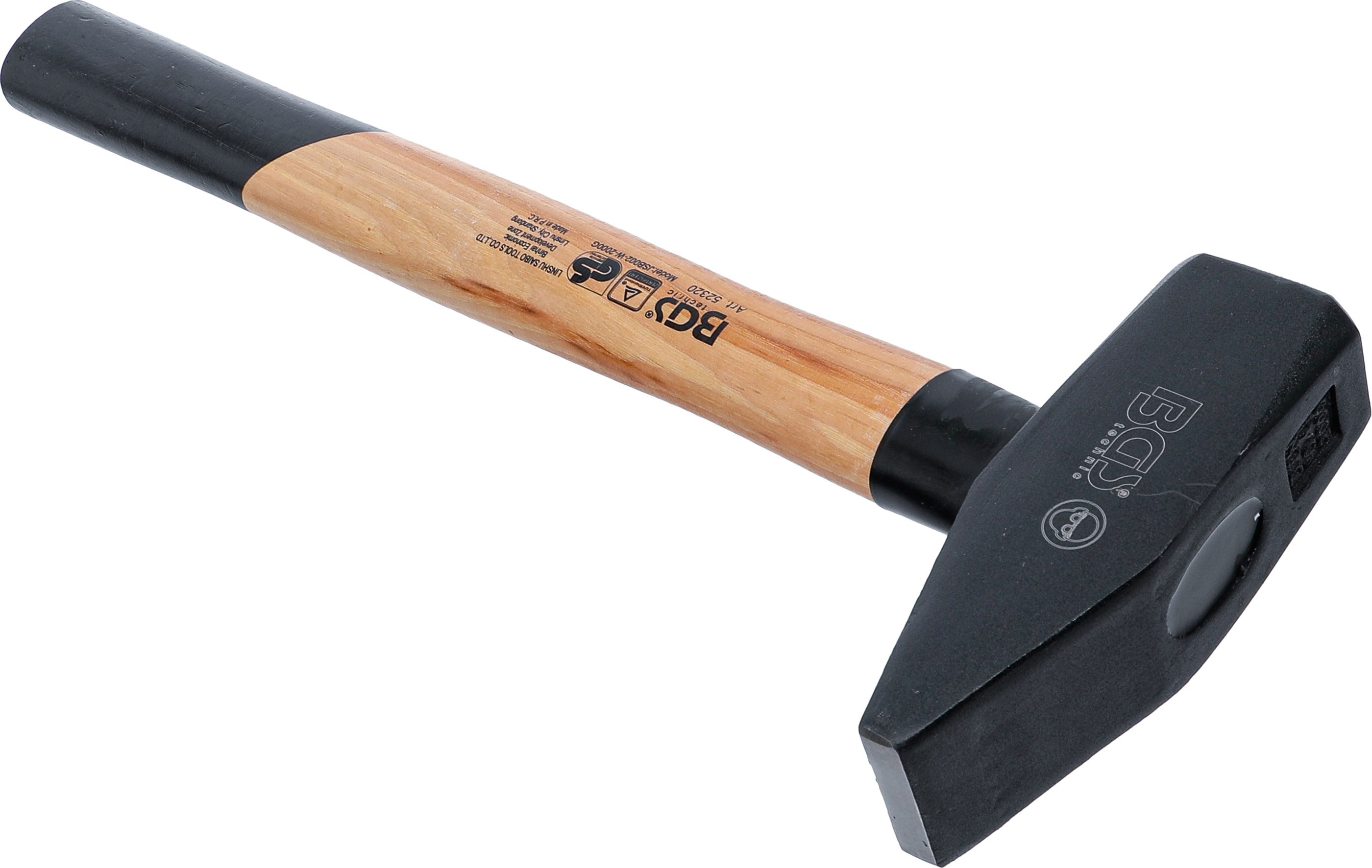 BGS Schlosserhammer | Hickory-Stiel | DIN 1041 | 2000 g