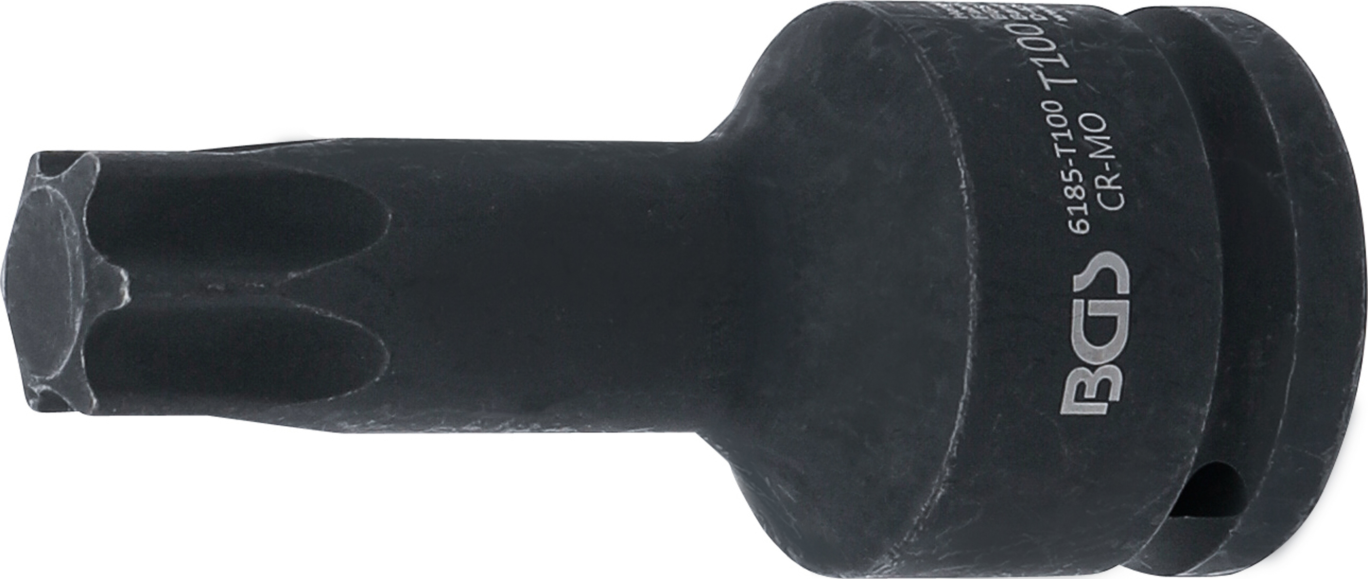 BGS Kraft-Bit-Einsatz | Länge 100 mm | Antrieb Innenvierkant 20 mm (3/4") | T-Profil (für Torx) T100