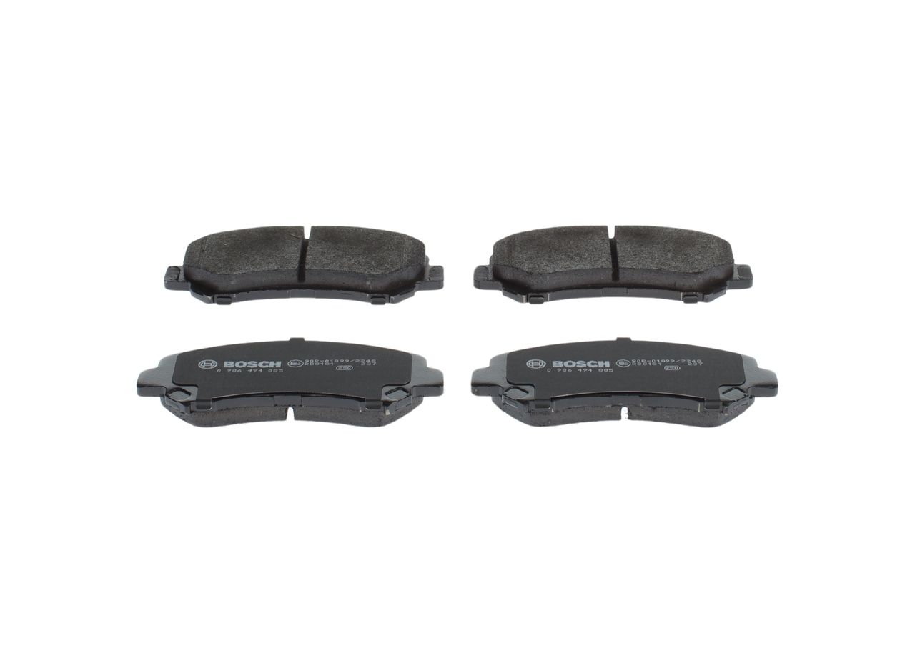 Bremsbelagsatz, Scheibenbremse