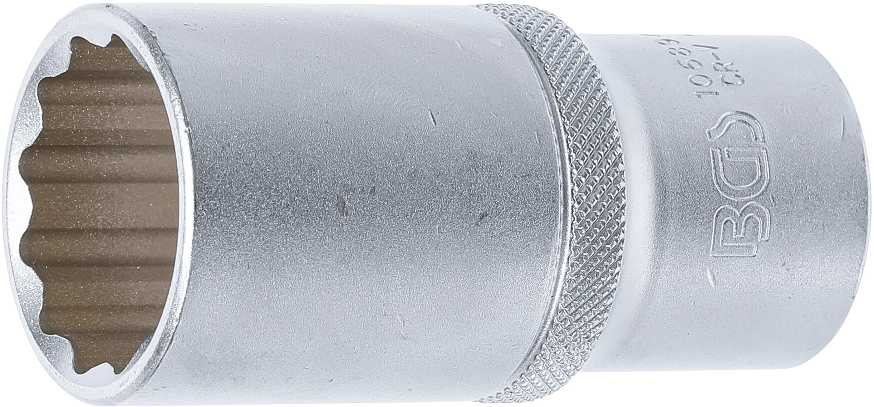 BGS Steckschlüssel-Einsatz Zwölfkant, tief | Antrieb Innenvierkant 12,5 mm (1/2") | SW 28 mm
