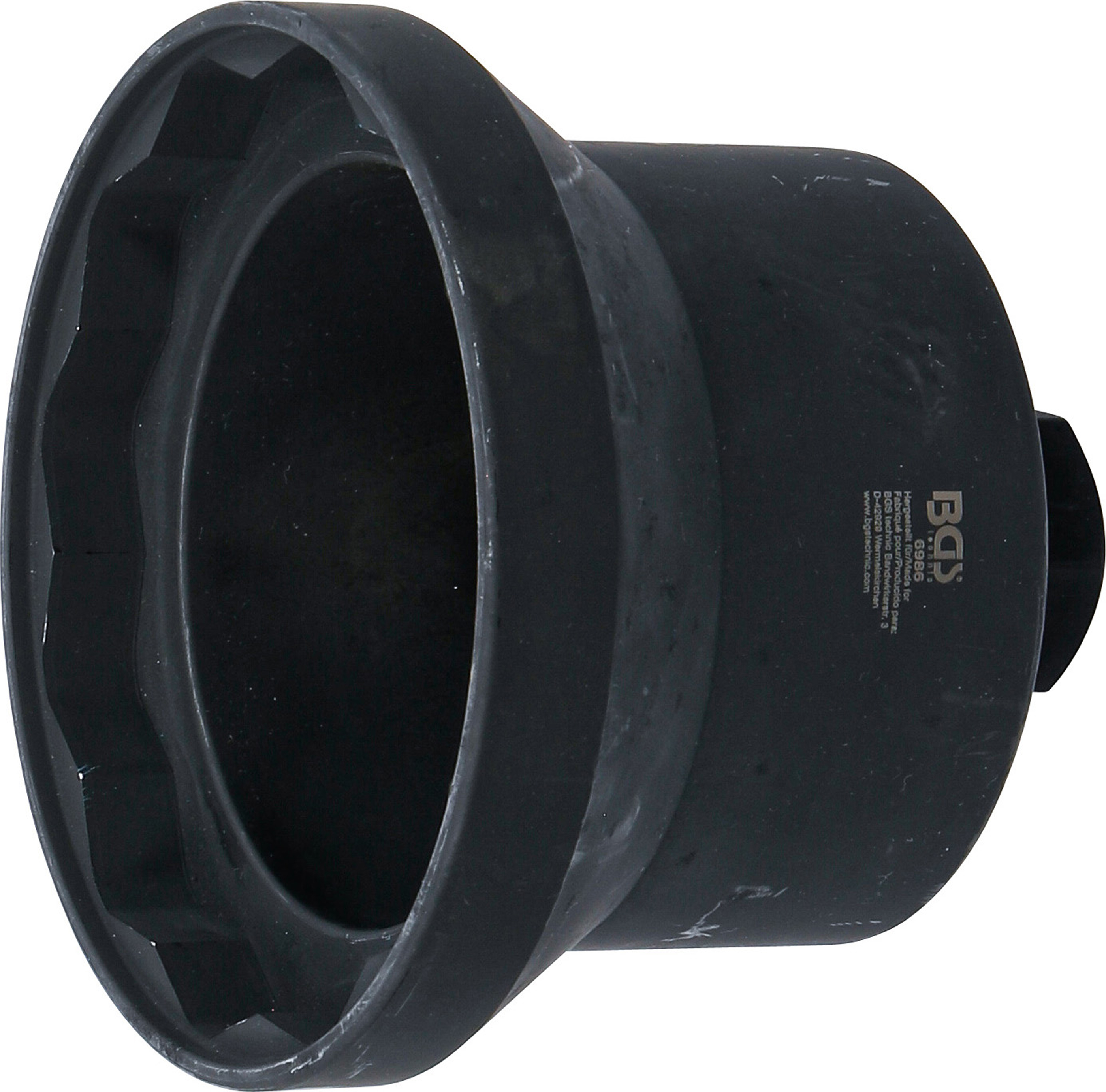 BGS Achsmuttern-Schlüssel | Zwölfkant | für Iveco | SW 110 mm