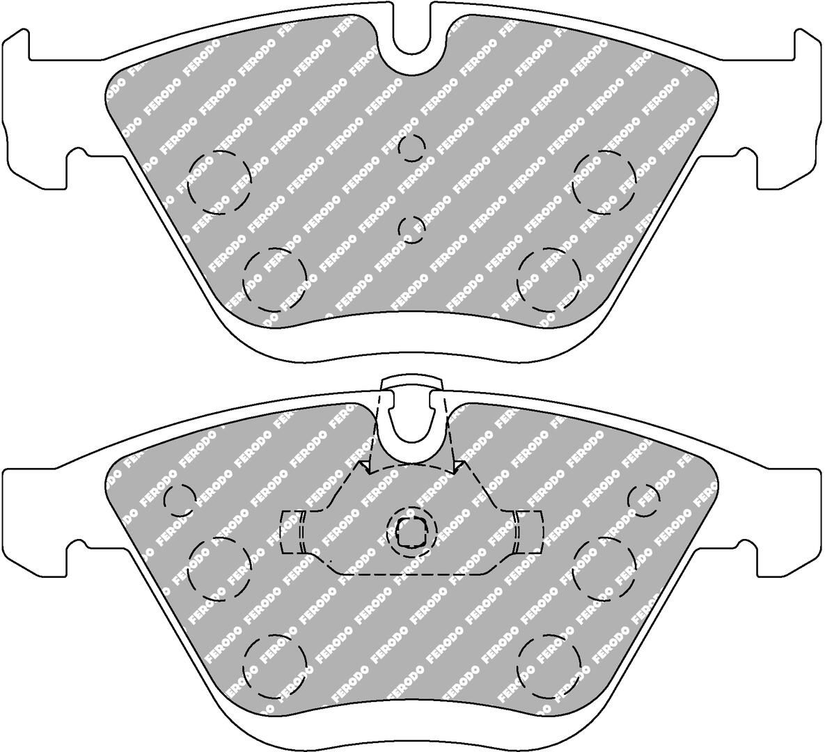 Bremsbelagsatz, Scheibenbremse