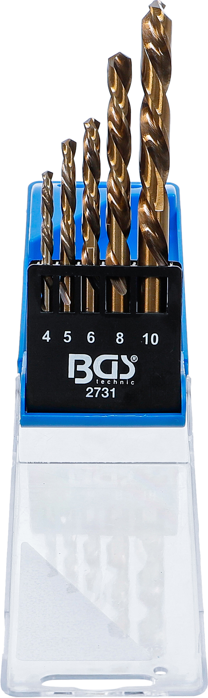 BGS Bohrer-Satz | linksschneidend | 5-tlg.
