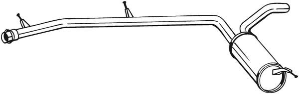 Mittelschalldämpfer