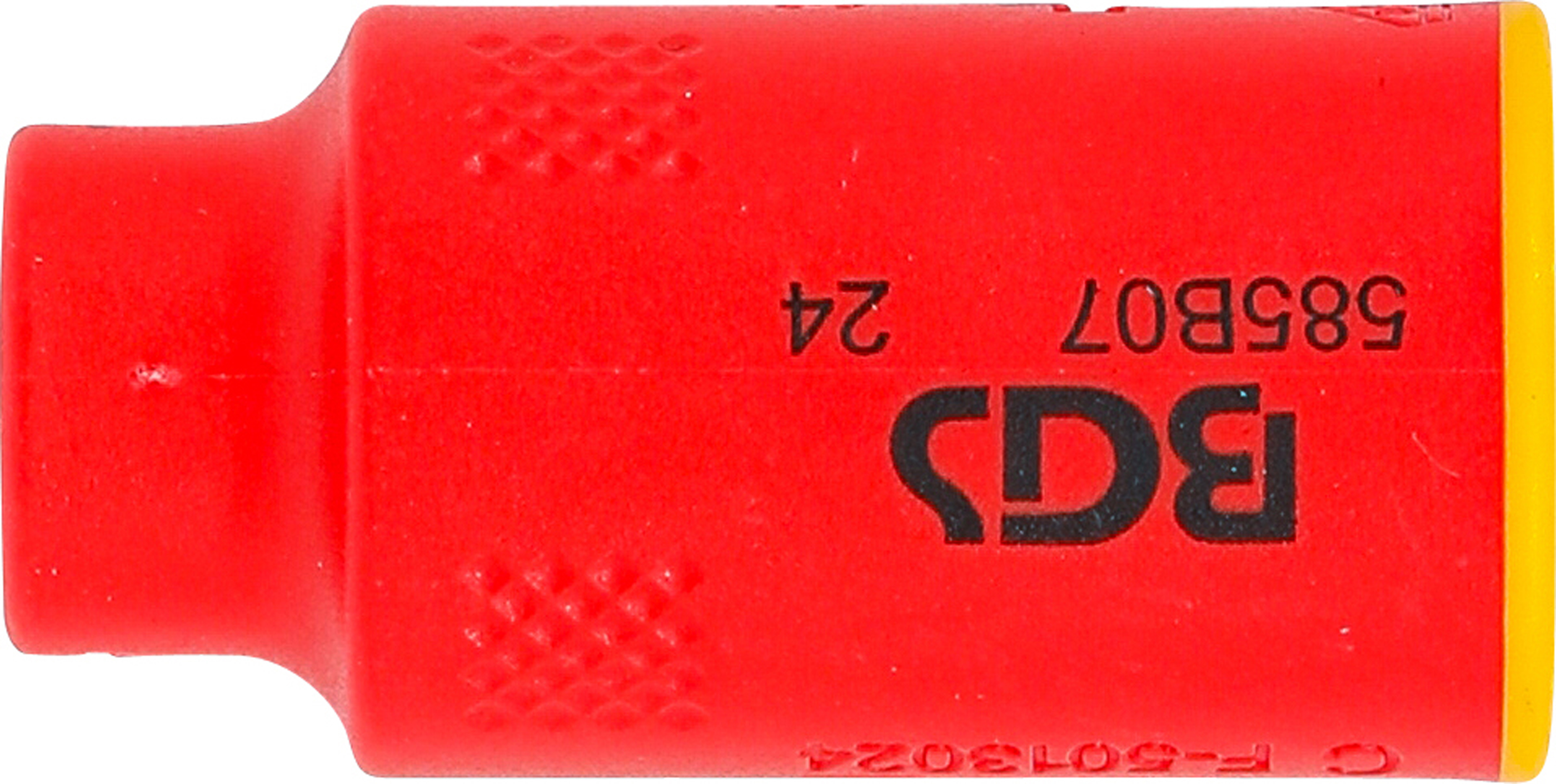 BGS VDE-Steckschlüssel-Einsatz Sechskant | Antrieb Innenvierkant 10 mm (3/8") | SW 7 mm