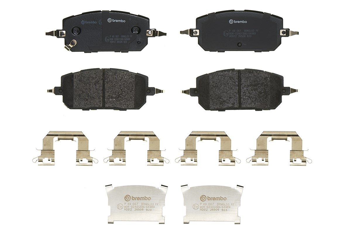 Bremsbelagsatz, Scheibenbremse