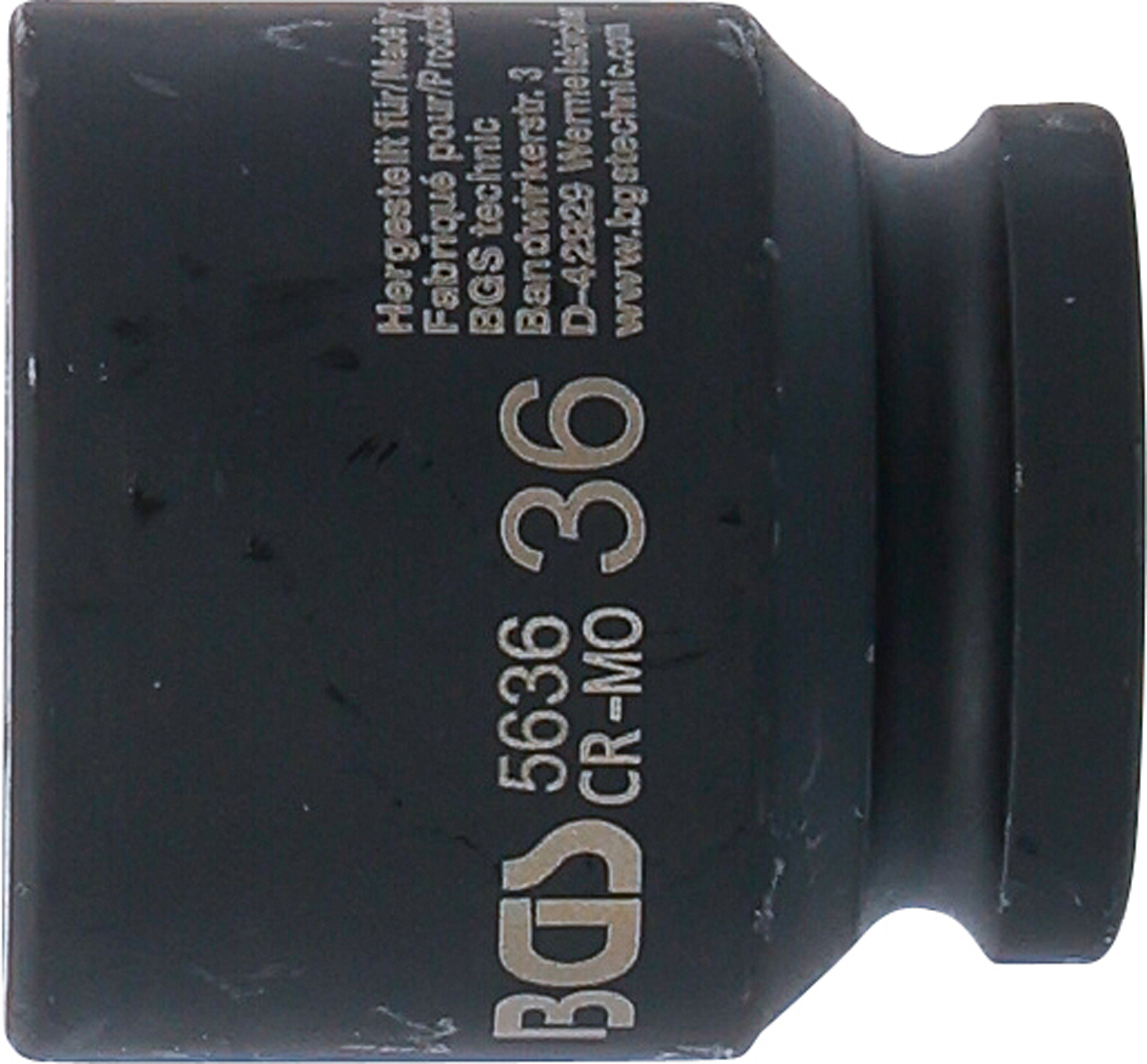BGS Kraft-Steckschlüssel-Einsatz Sechskant | Antrieb Innenvierkant 20 mm (3/4") | SW 36 mm