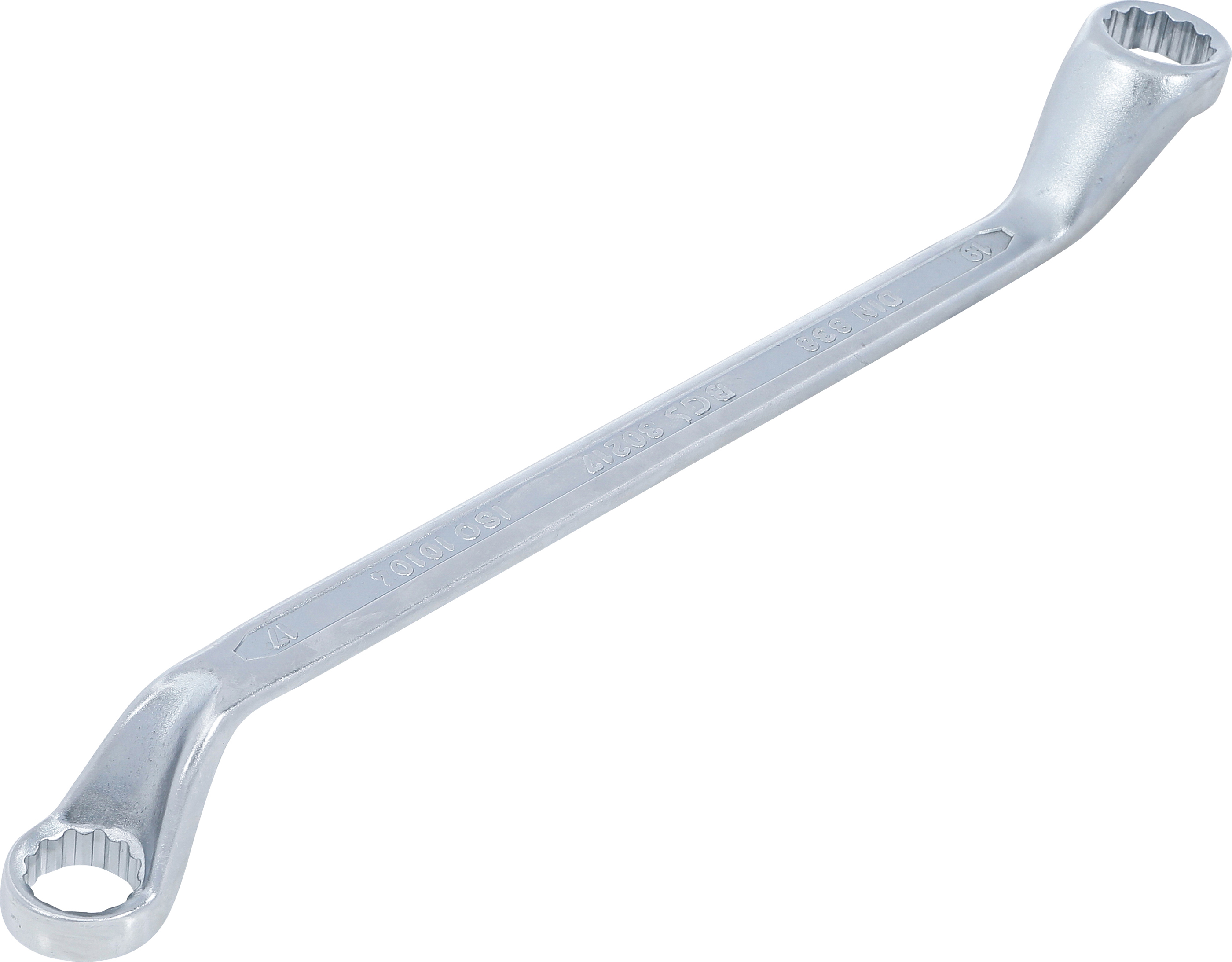 BGS Doppel-Ringschlüssel | tief gekröpft | SW 17 x 19 mm