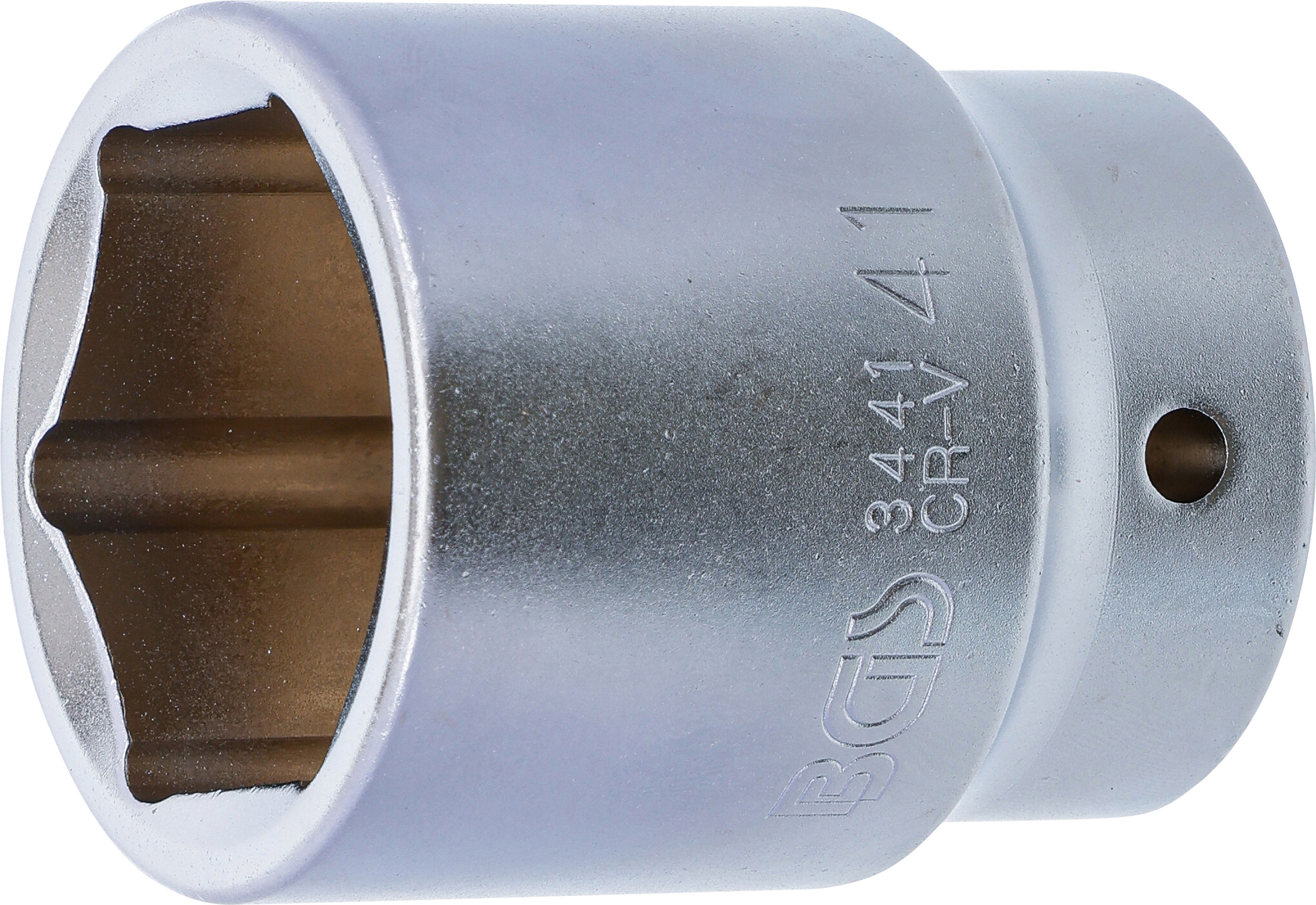 BGS Steckschlüssel-Einsatz Sechskant | Antrieb Innenvierkant 20 mm (3/4") | SW 41 mm
