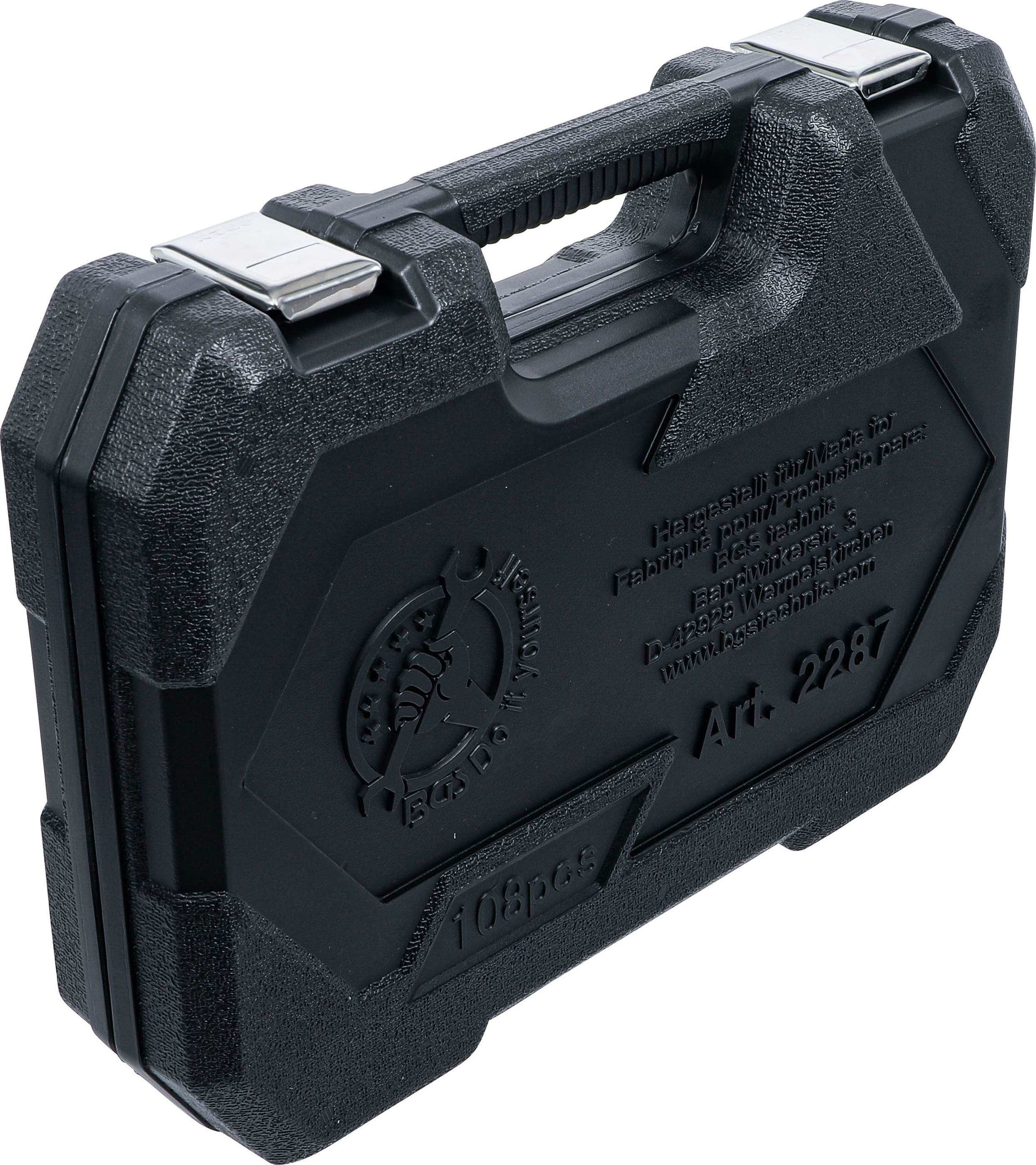 BGS Steckschlüssel-Satz | Antrieb 6,3 mm (1/4") / 12,5 mm (1/2") | 108-tlg.