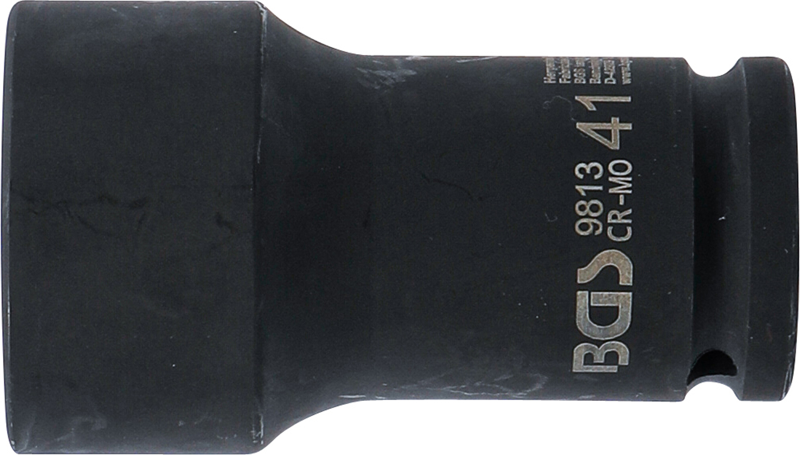 BGS Kraft-Steckschlüssel-Einsatz Sechskant, tief | Antrieb Innenvierkant 20 mm (3/4") | SW 41 mm | für FUSO / Mitsubishi