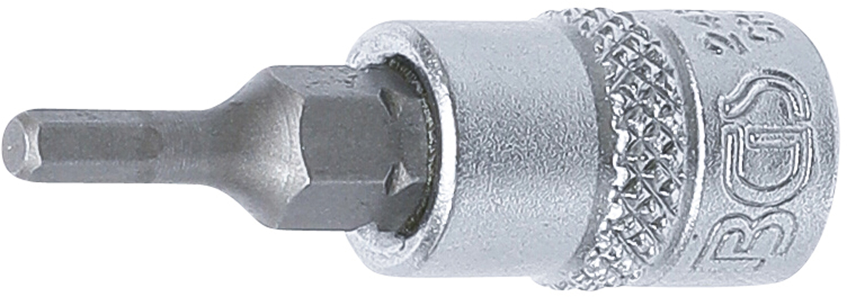 BGS Bit-Einsatz | Antrieb Innenvierkant 6,3 mm (1/4") | Innensechskant 3 mm