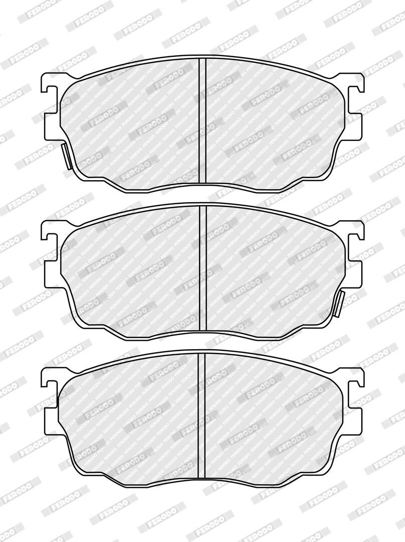 Bremsbelagsatz, Scheibenbremse