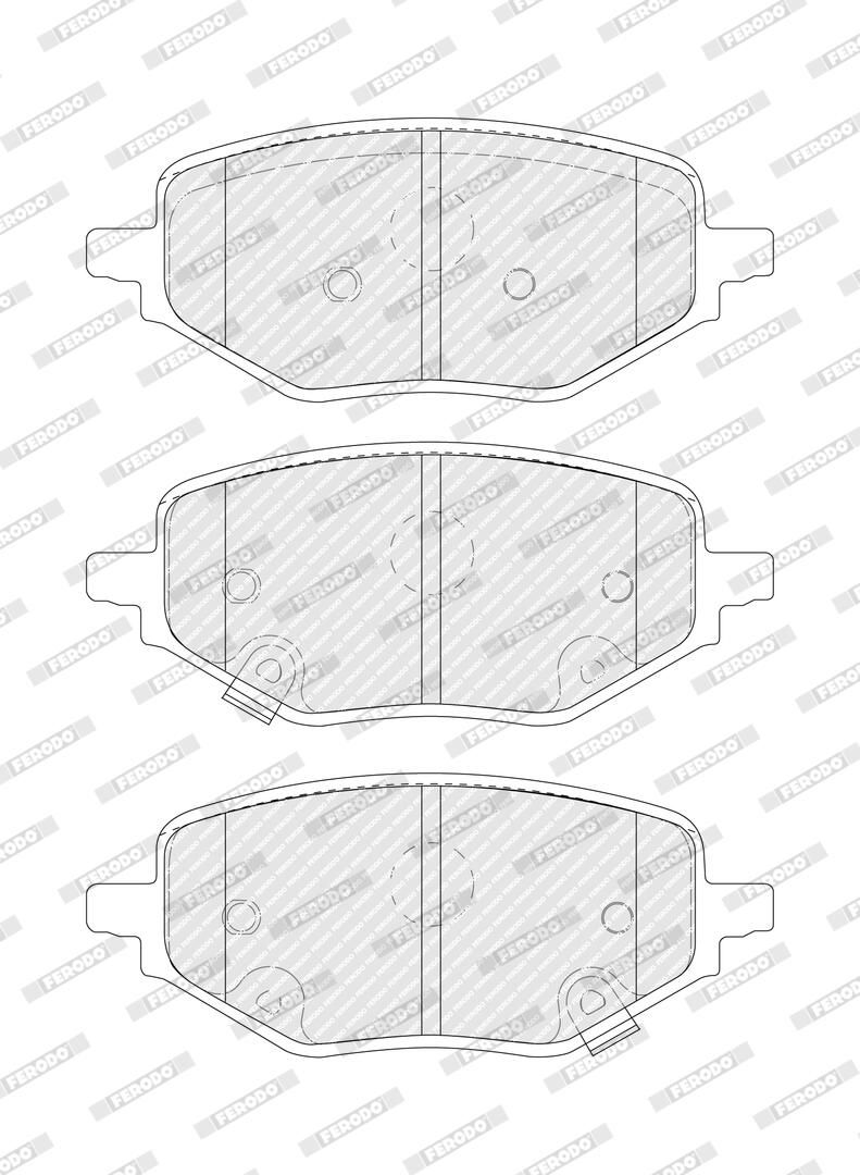 Bremsbelagsatz, Scheibenbremse