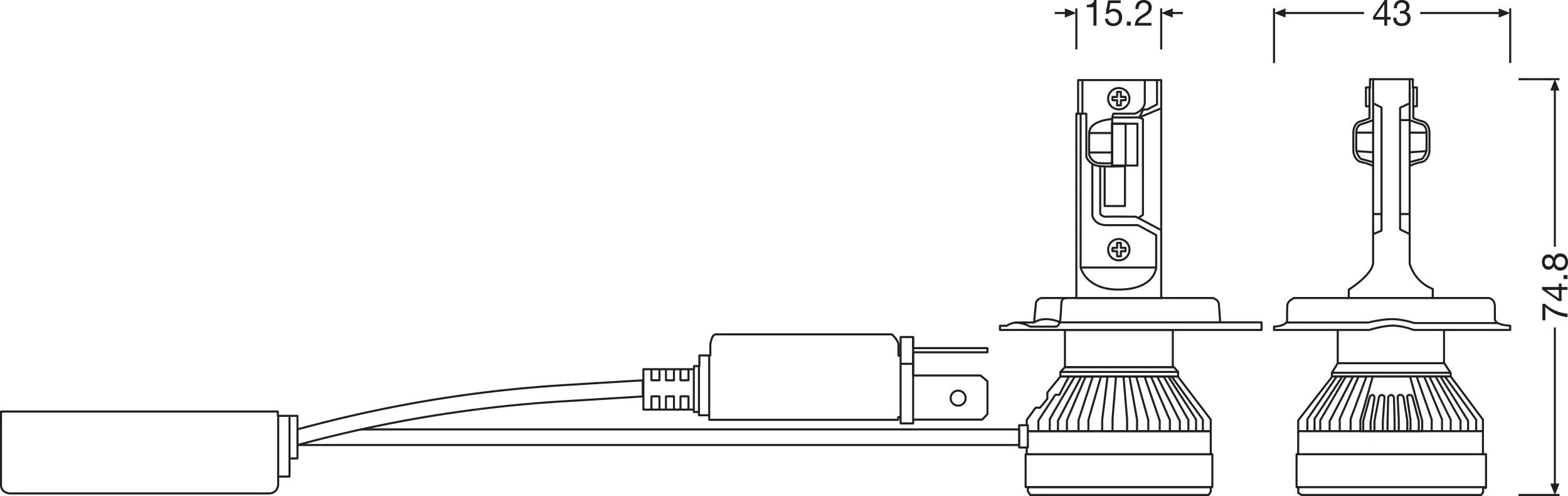 Glühlampe, Fernscheinwerfer