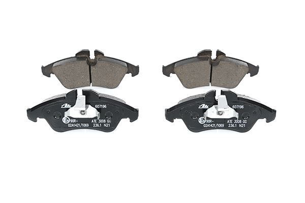 Bremsbelagsatz, Scheibenbremse