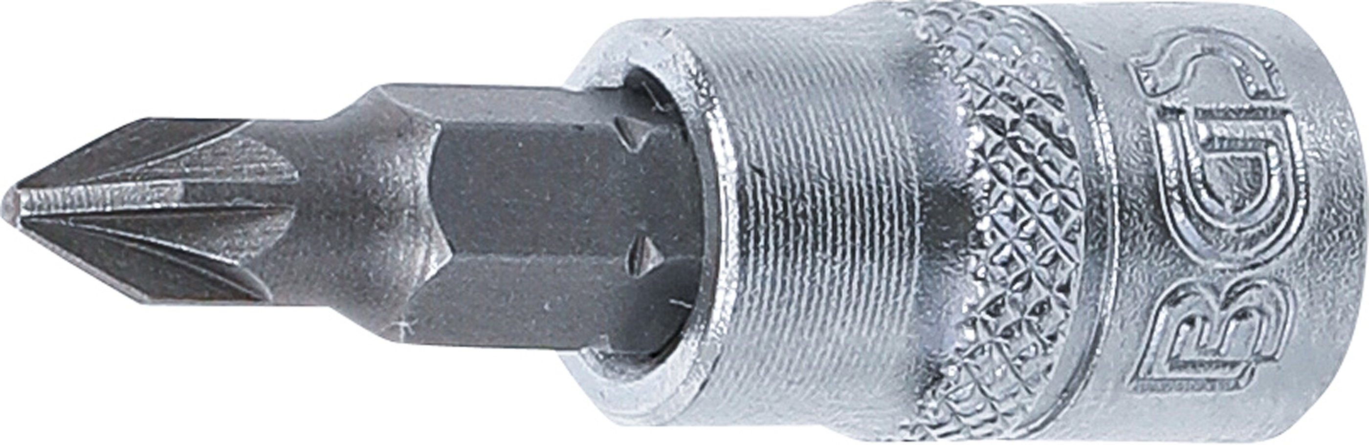 BGS Bit-Einsatz | Antrieb Innenvierkant 6,3 mm (1/4") | Kreuzschlitz PZ1