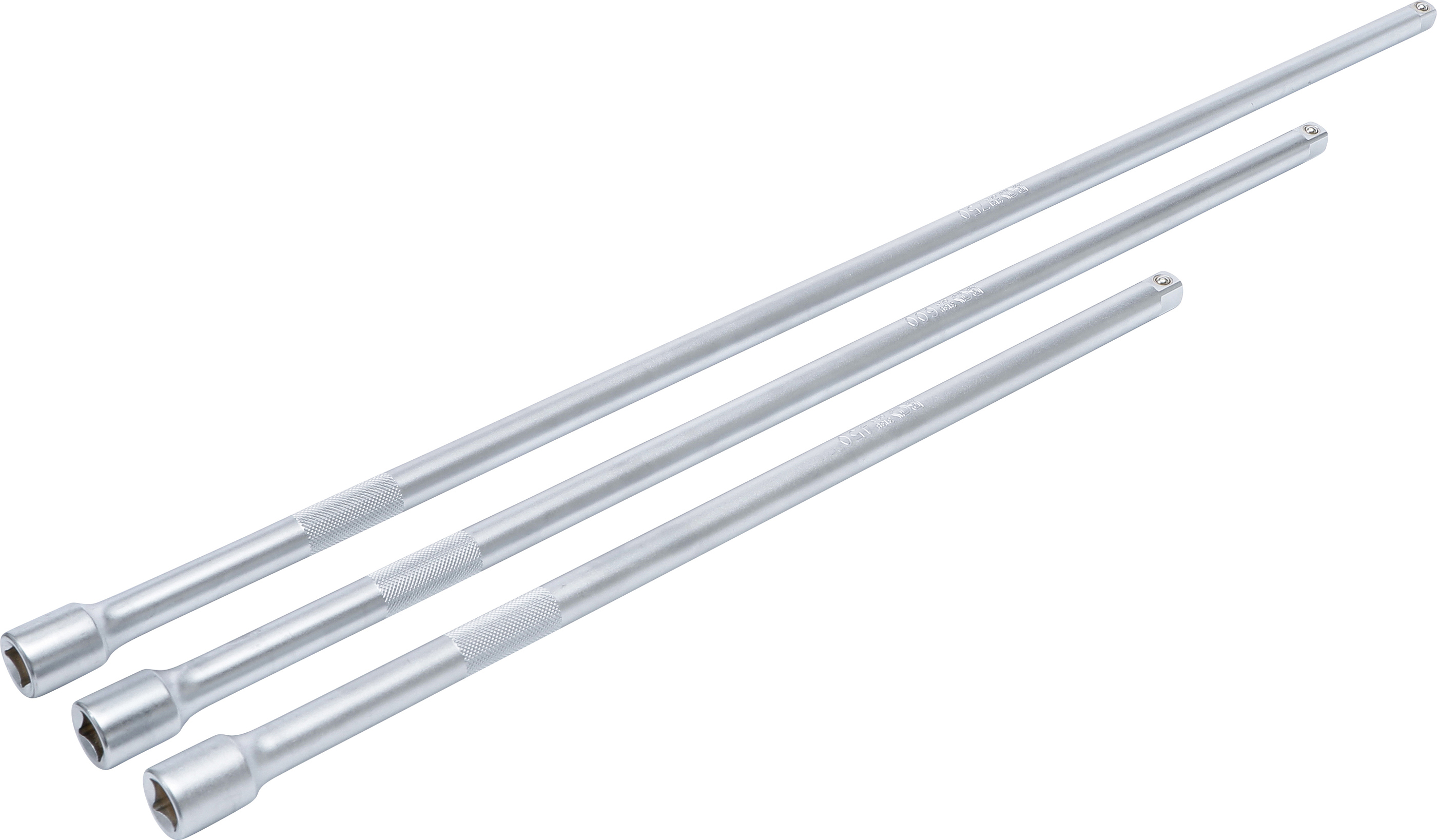 BGS Verlängerungs-Satz | 12,5 mm (1/2") | 450 / 600 / 750 mm | 3-tlg.