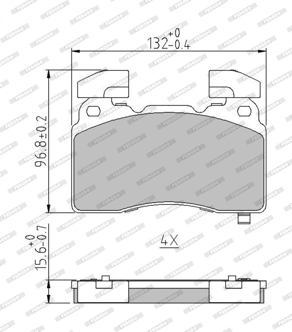 Bremsbelagsatz, Scheibenbremse
