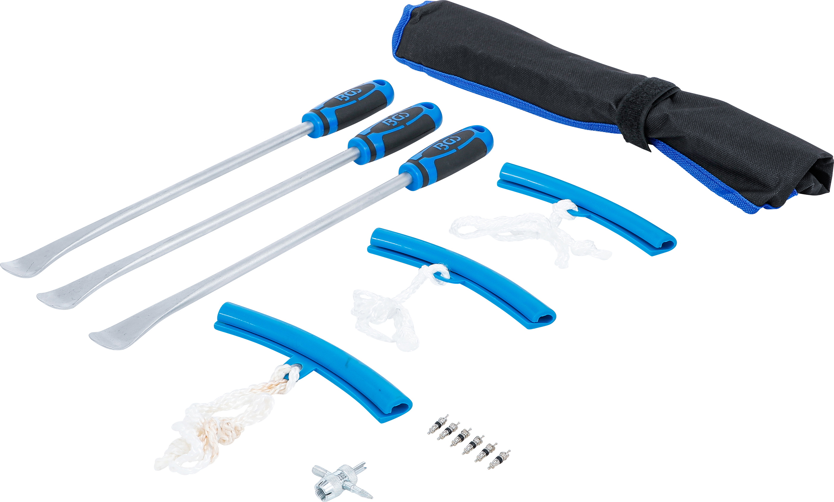 BGS Reifen-Montiereisen- und Kantenschutz-Satz | für Motorräder | 13-tlg.